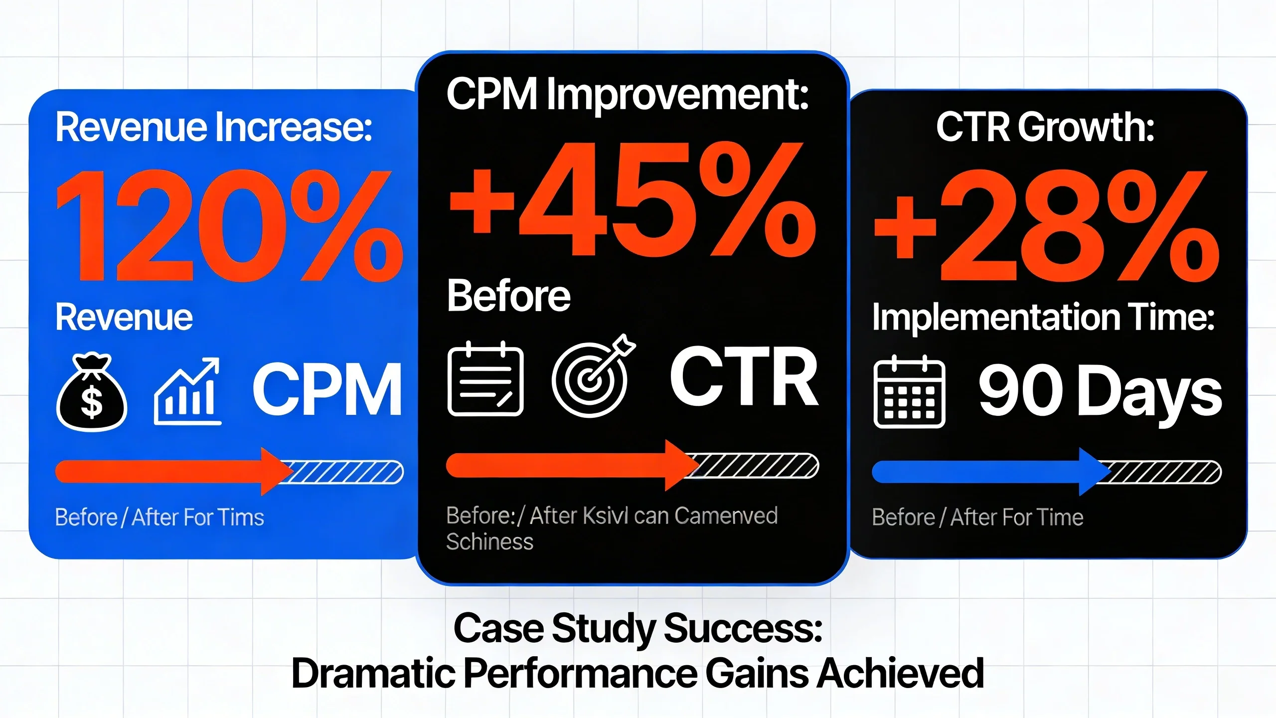 **Case Study: How We Increased a Finance Site's Ad Revenue by 120% in 90 Days** infographic 2
