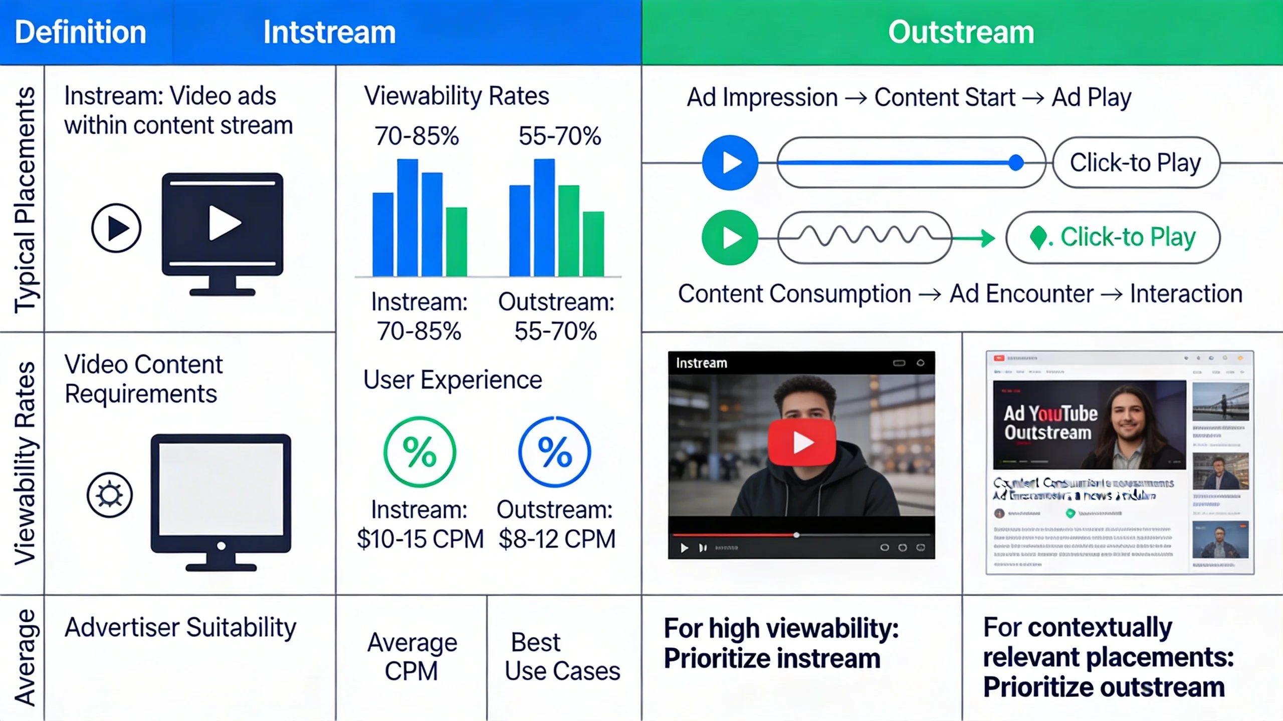 What are instream and outstream video ads exactly? infographic 1
