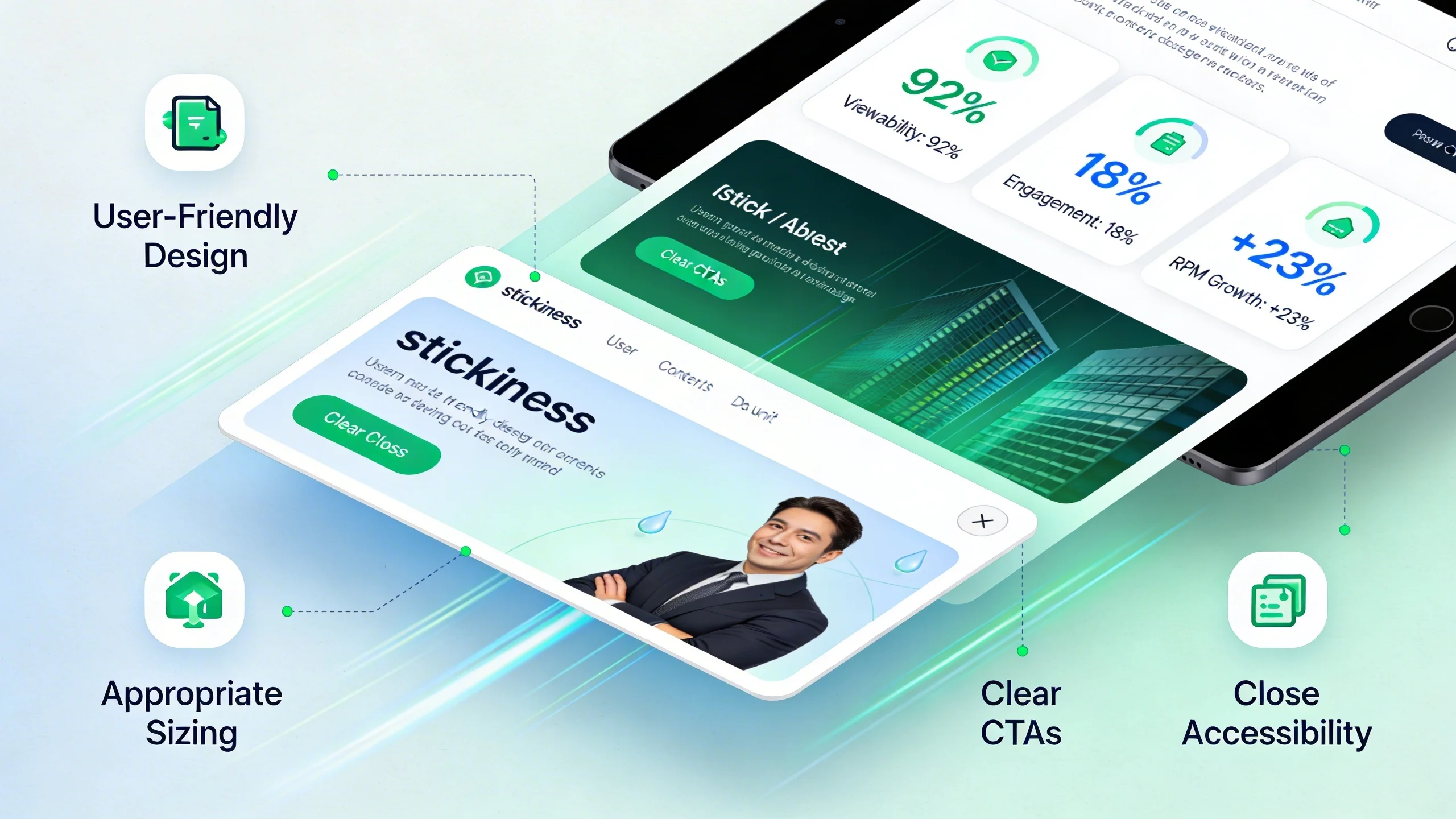 sticky ads best practices how to boost viewability and rpm safely