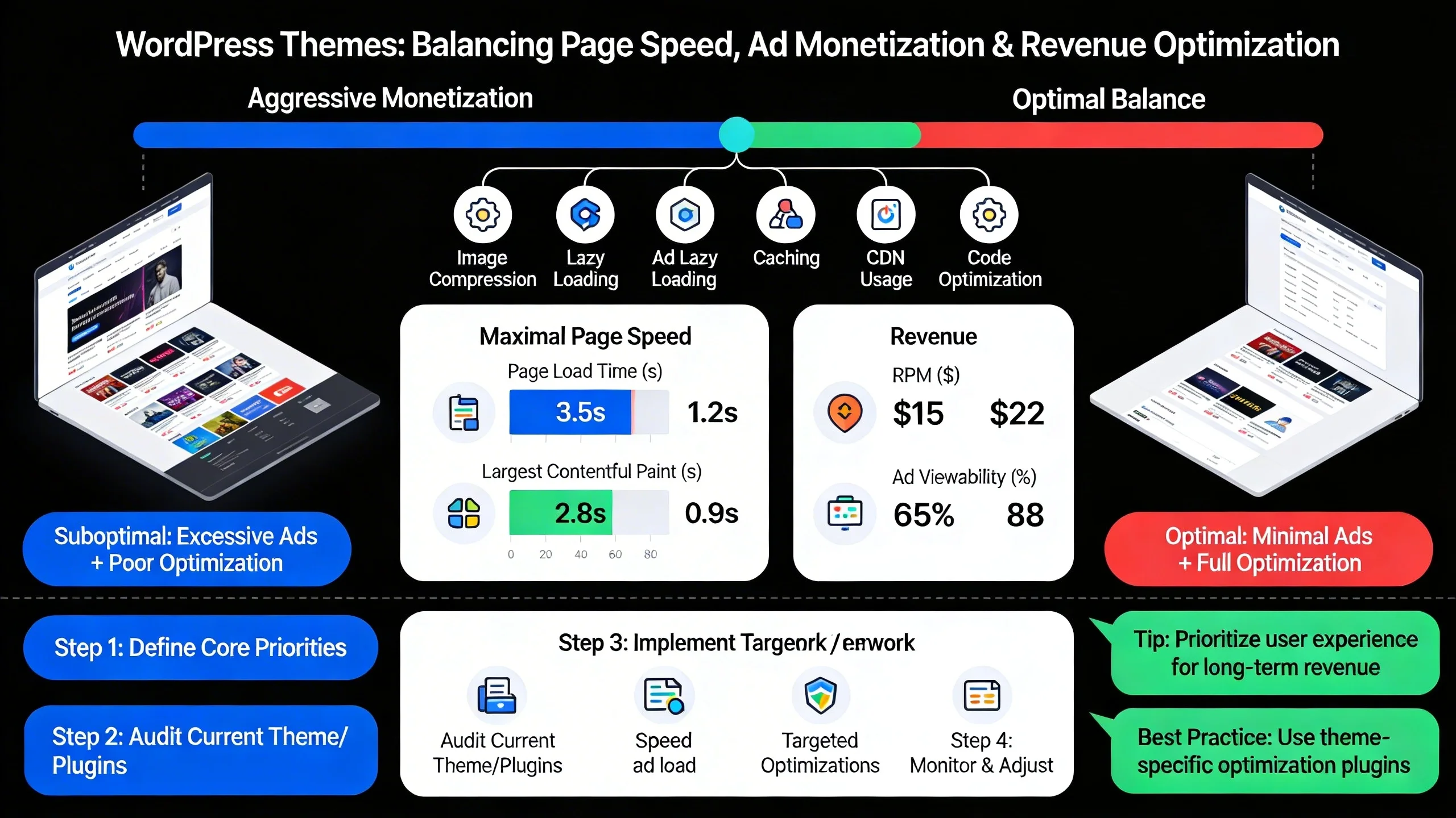 The Best WordPress Themes for Ad Monetization and Speed infographic 2
